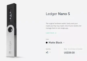لجر نانو اس (Ledger Nano S)
